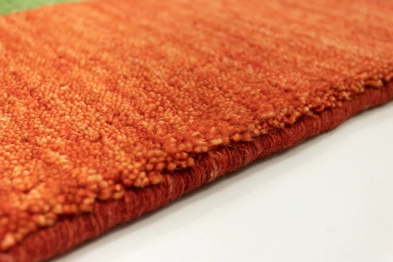 Gabbeh Teppich - Indus 80 x 200 cm - grün