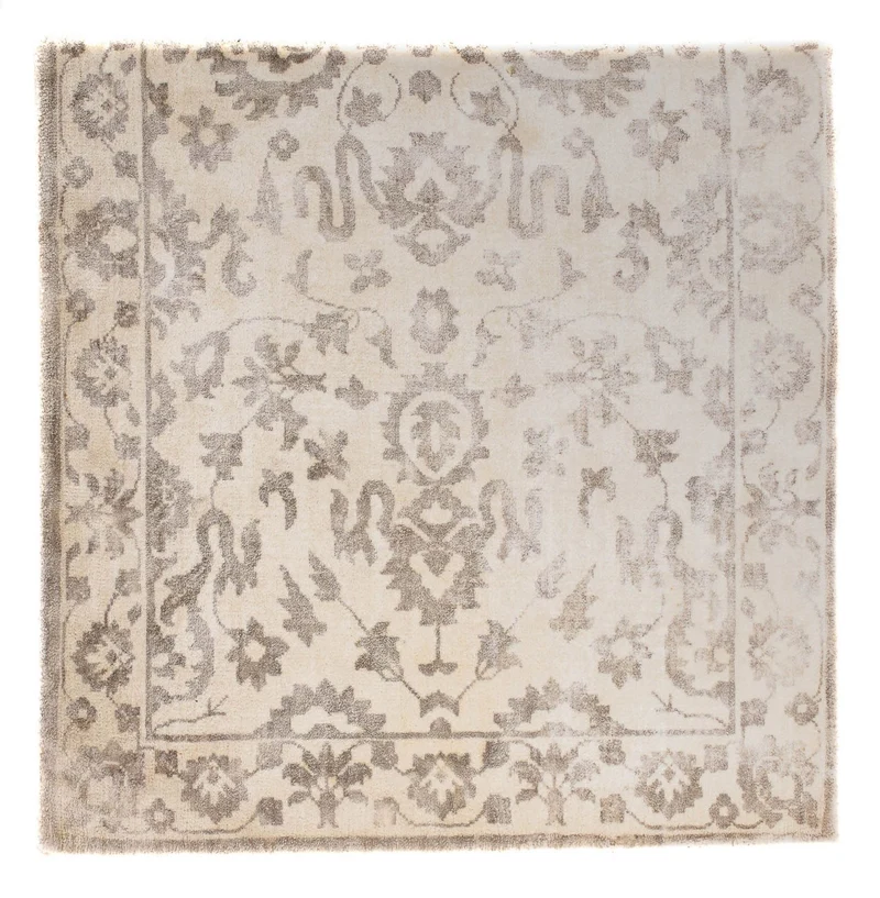 Vintage Teppich 70 x 70 cm Quadratischer Teppich