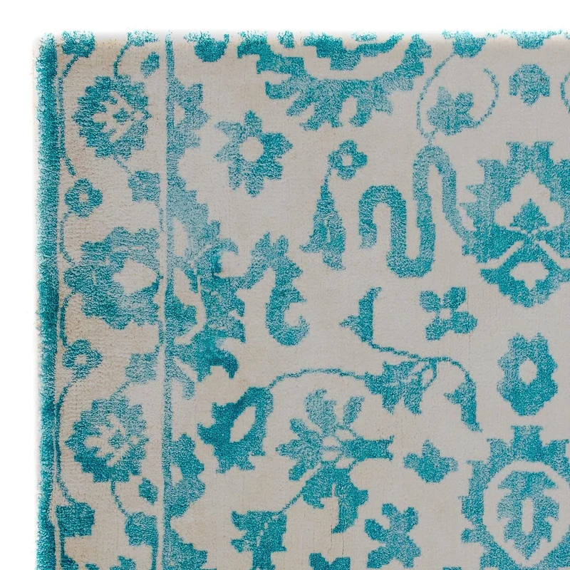 Vintage Teppich 70 x 70 cm Quadratischer Teppich