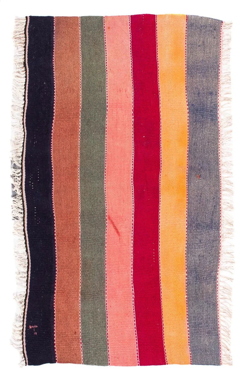 Kelim Teppich - Old 65 x 110 cm - mehrfarbig