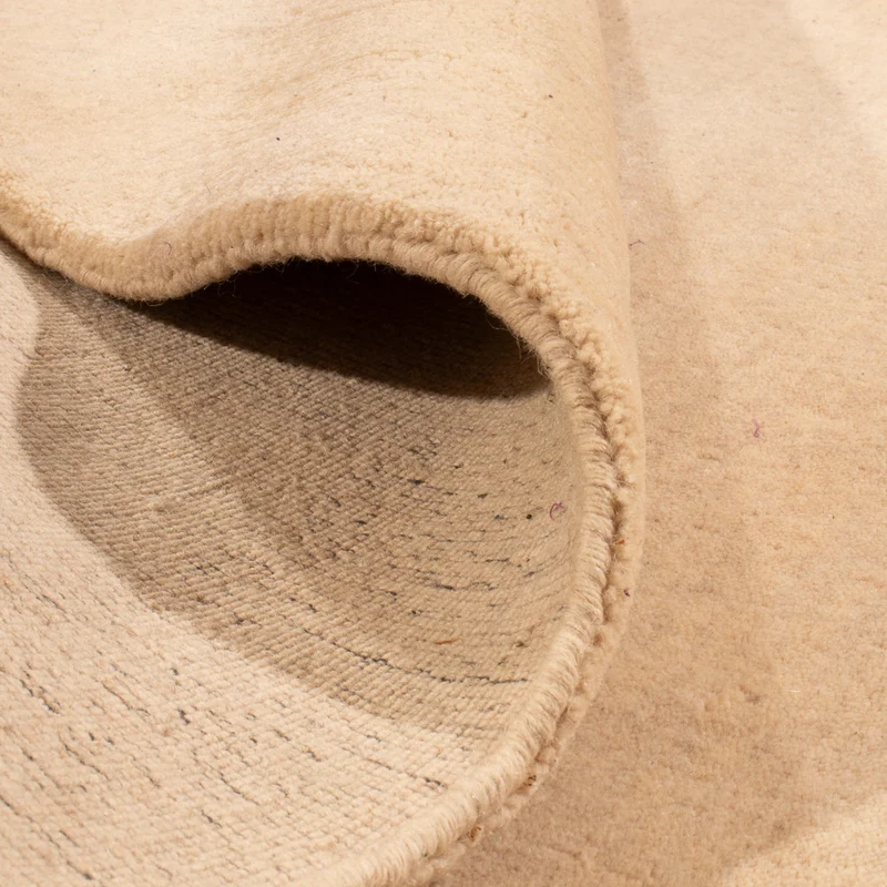 Gabbeh Teppich - Loribaft Softy - 90 x 160 cm - hellbeige