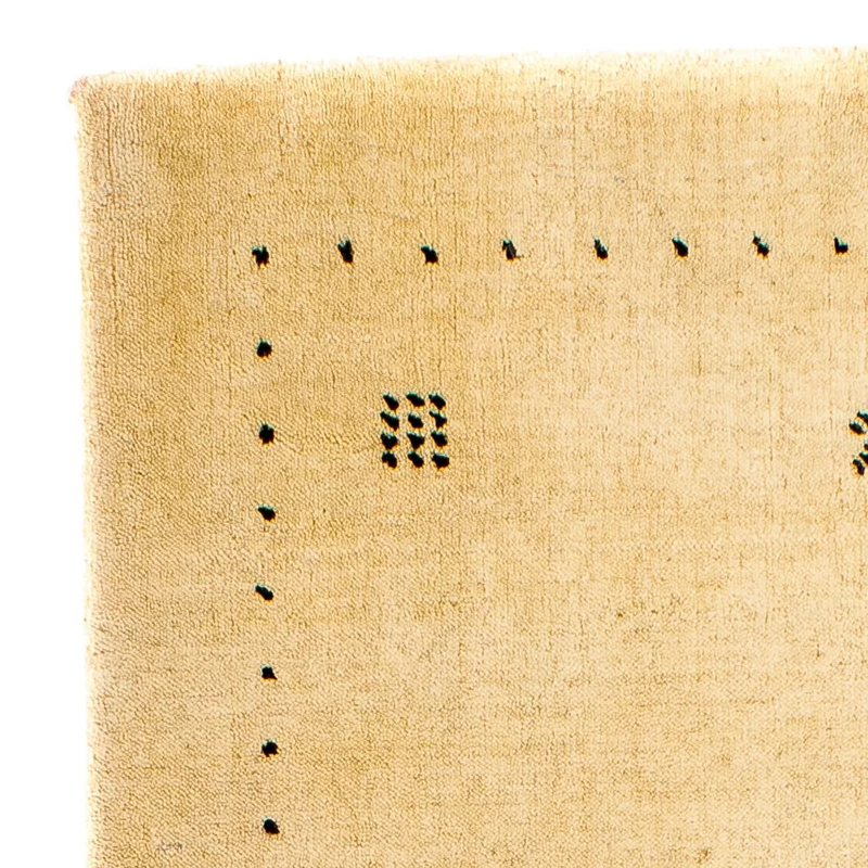 Gabbeh Teppich - Loribaft Indus 73 x 142 cm - beige