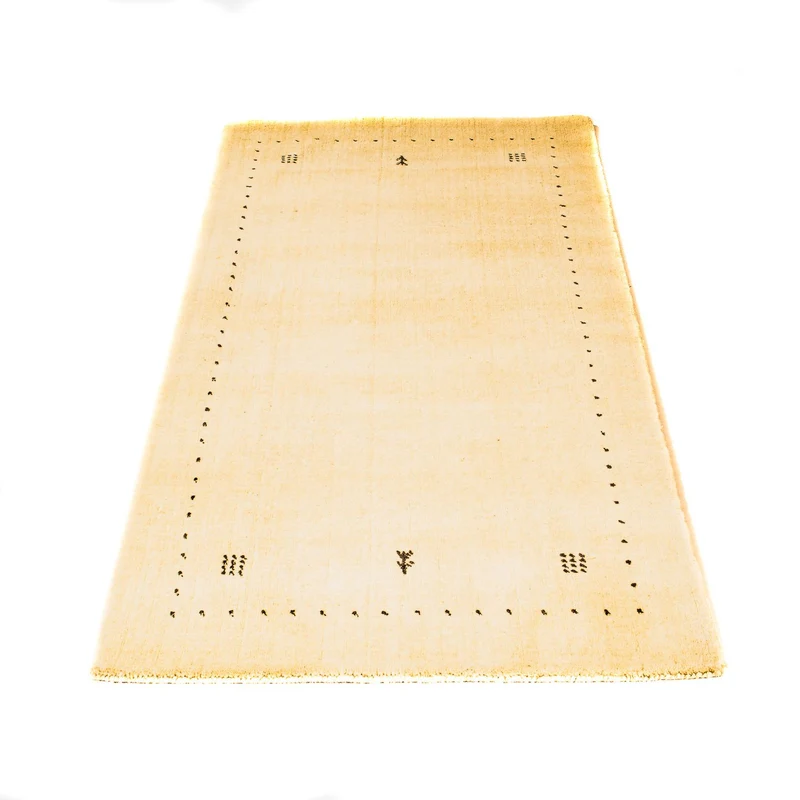 Gabbeh Teppich - Loribaft Indus 73 x 142 cm - beige