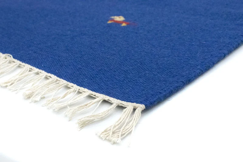 Kelim Modern Teppich 120x180cm - blau