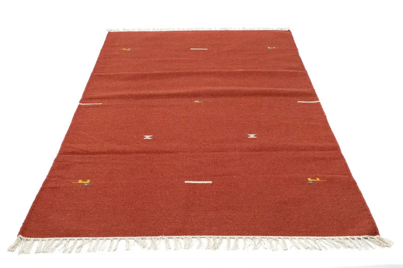 Kelim Teppich - Trendy 120 x 180 cm - rot