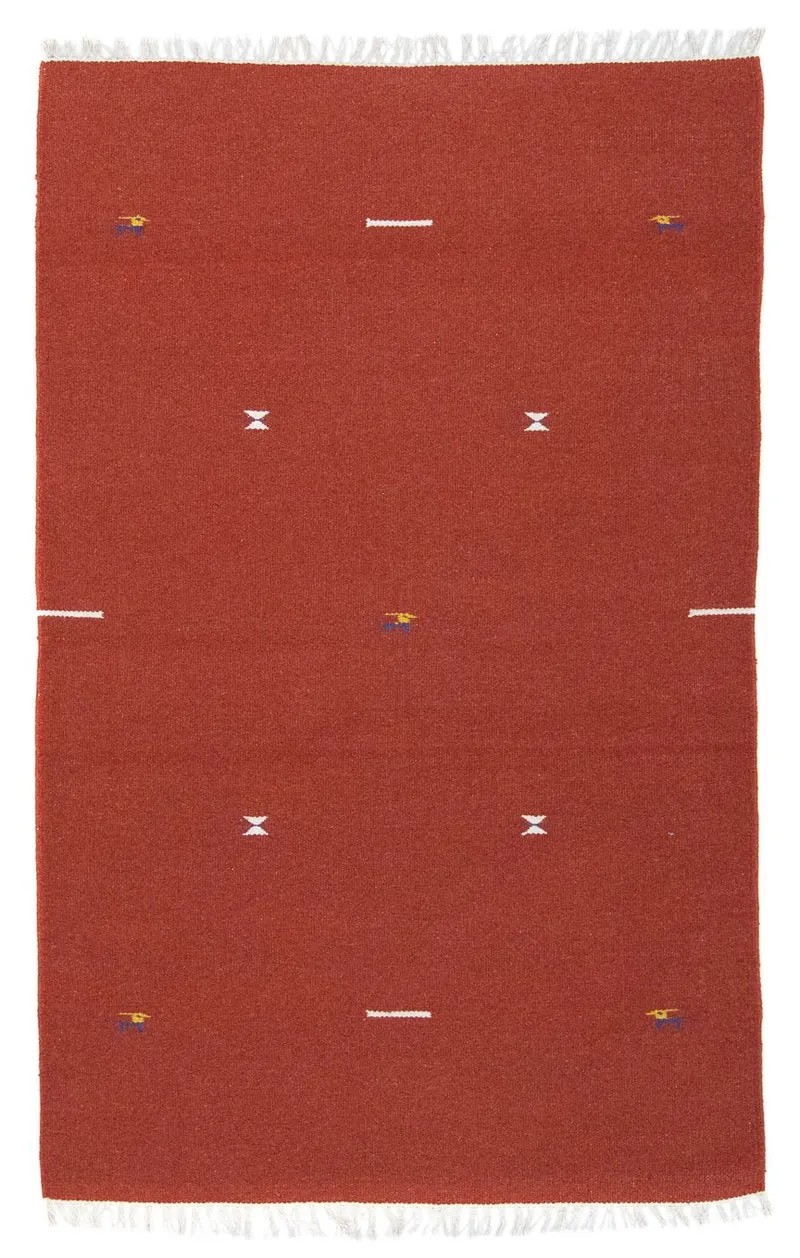 Kelim Teppich - Trendy 120 x 180 cm - rot