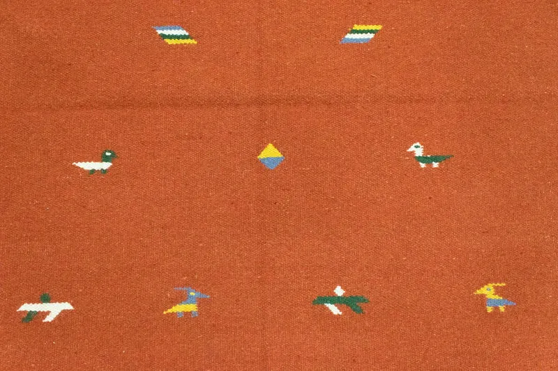 Kelim Teppich - Trendy 120 x 180 cm - orange