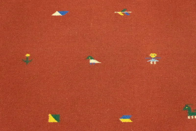 Kelim Teppich - Trendy 120 x 180 cm - rot