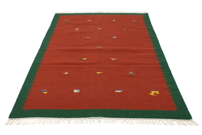 Kelim Teppich - Trendy 120 x 180 cm - rot
