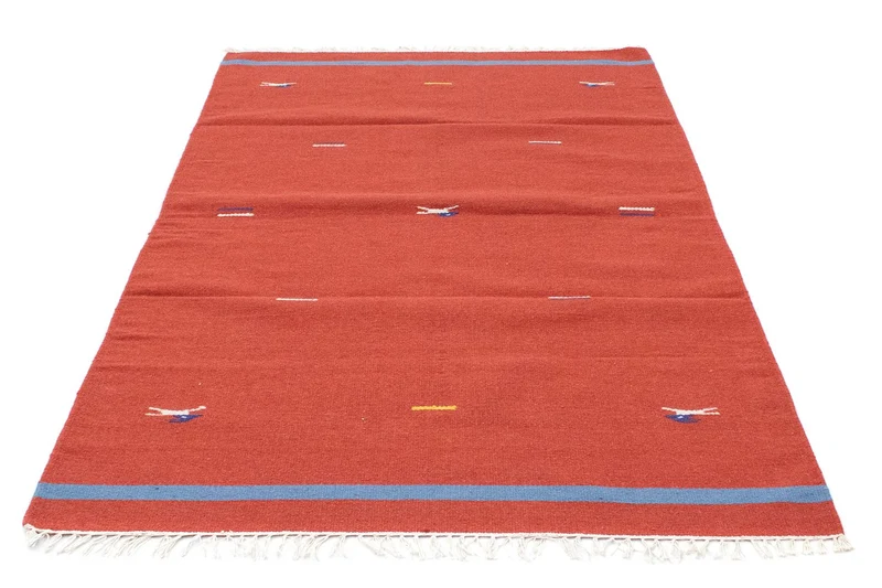 Kelim Teppich - Trendy 120 x 180 cm - rot