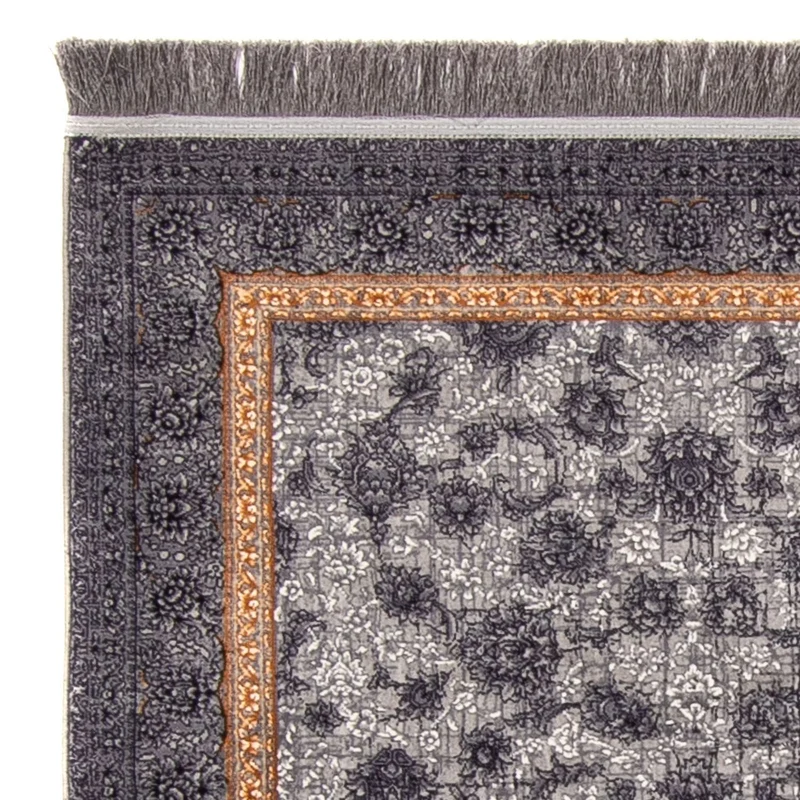 Orientalischer Webteppich - 100 x 150 cm - grau