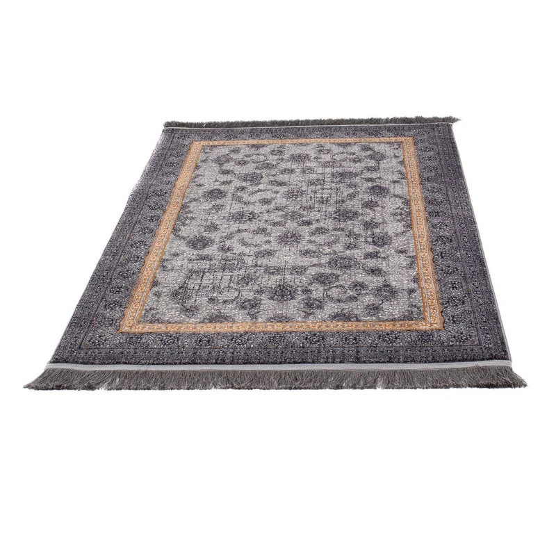 Orientalischer Webteppich - 100 x 150 cm - grau
