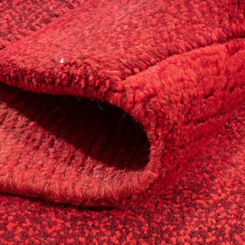 Nepal Teppich - 73 x 140 cm - rot
