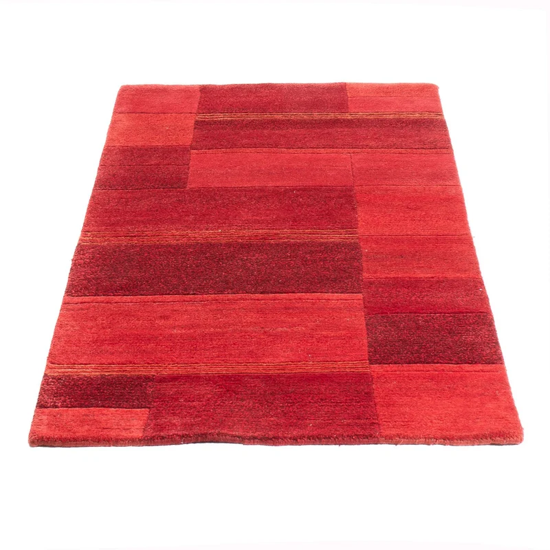 Nepal Teppich - 73 x 140 cm - rot