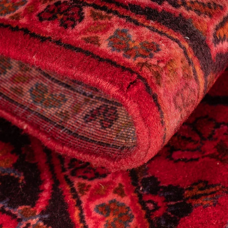 Orientteppich 100 x 155 cm - dunkelrot