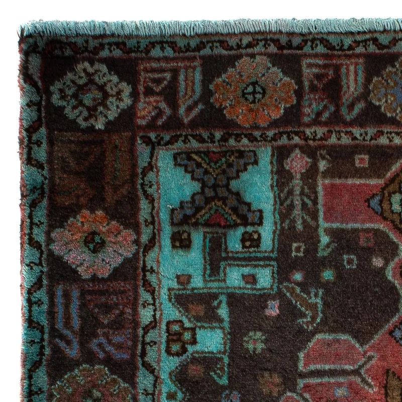 Orientteppich 101 x 108 cm - mehrfarbig
