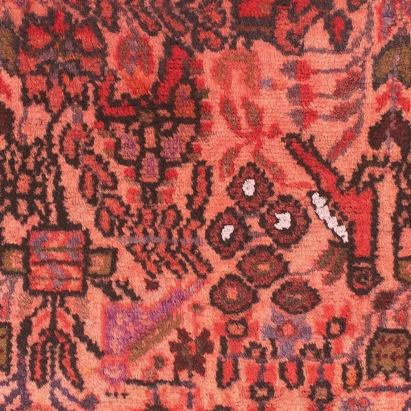 Orientteppich 68 x 80 cm - hellrot