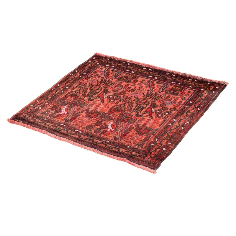 Orientteppich 68 x 80 cm - hellrot