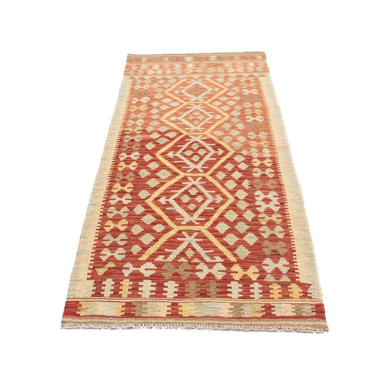 Kelim Teppich - Oriental 74 x 202 cm - rot
