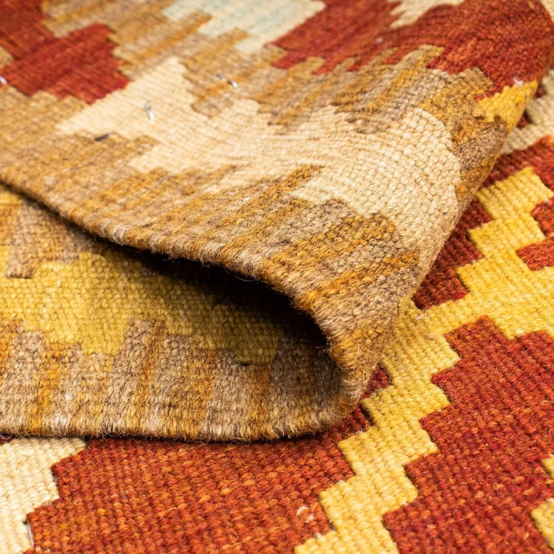 Kelim Fars Teppich 73x206cm - rost