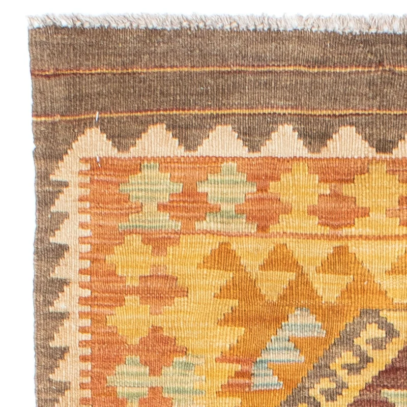 Kelim Teppich - Oriental 71 x 209 cm - gold