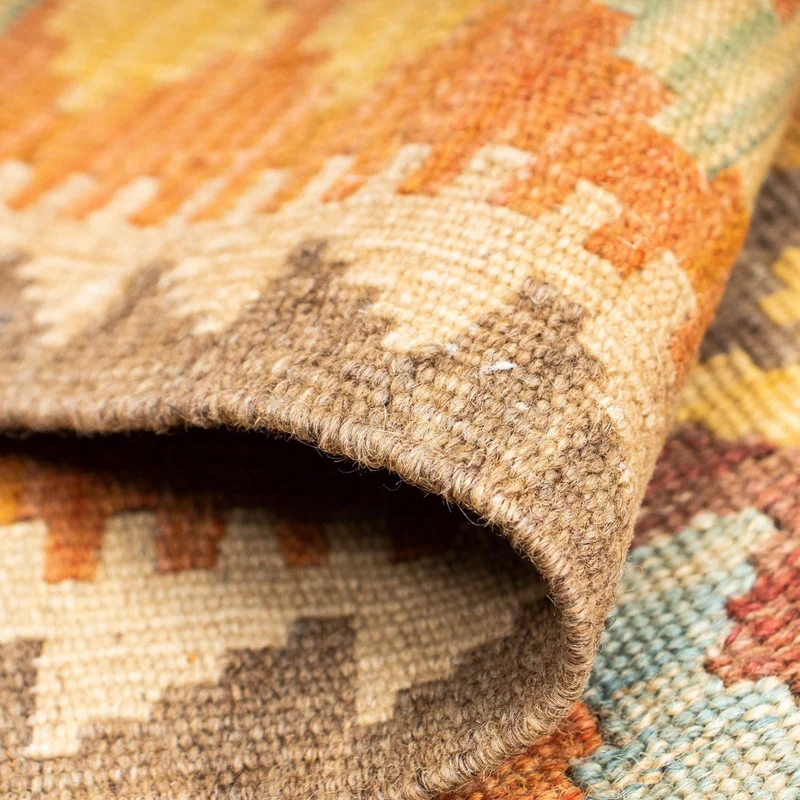 Kelim Teppich - Oriental 71 x 209 cm - gold