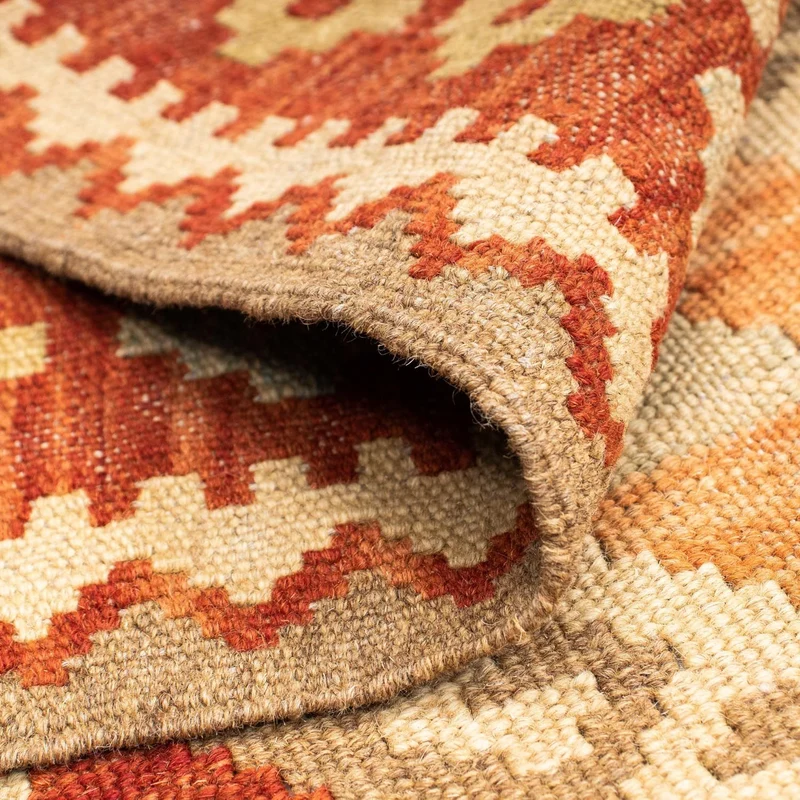 Kelim Teppich - Oriental 75 x 200 cm - beige