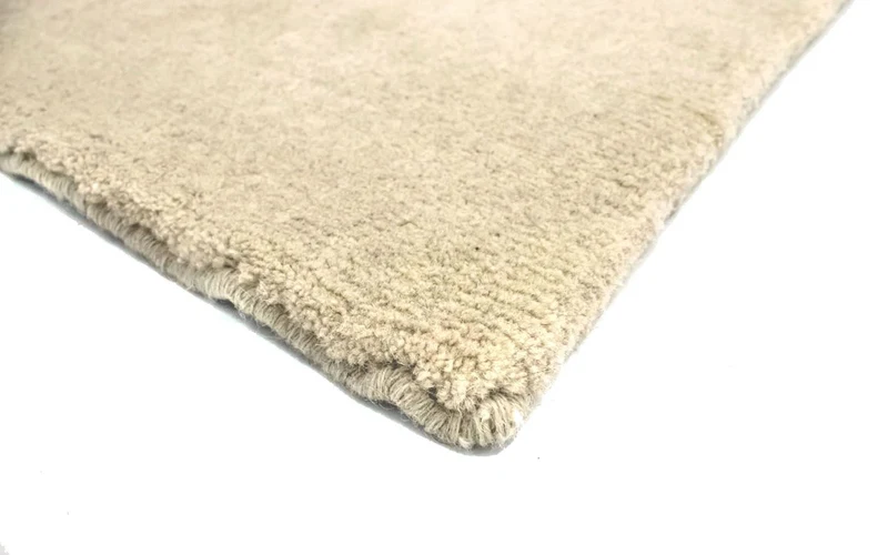 Nepal Teppich 90 x 160 cm - natur
