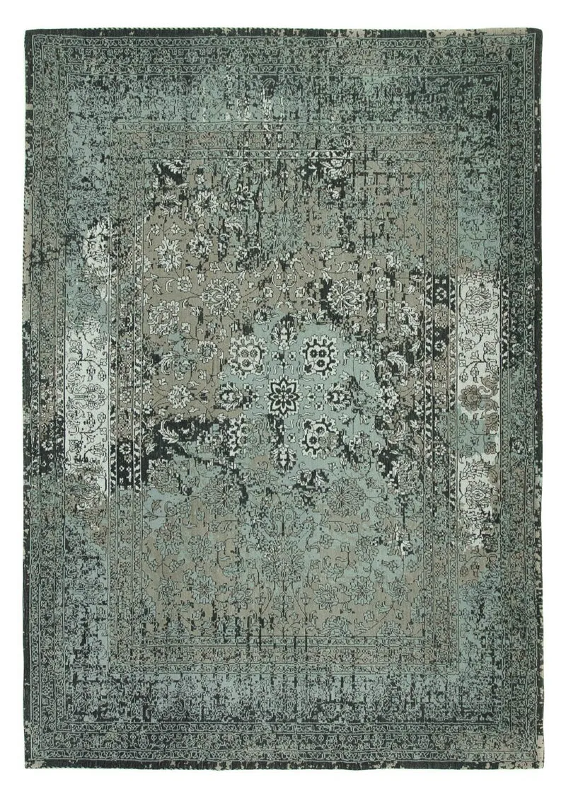 Designer Teppich 80 x 300 cm Teppich Läufer - mehrfarbig