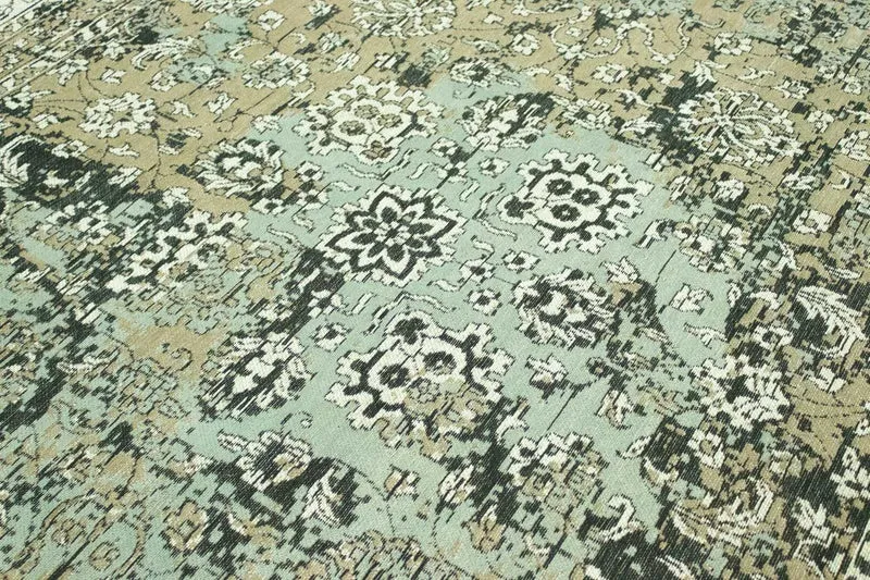 Designer Teppich 80 x 300 cm Teppich Läufer - mehrfarbig