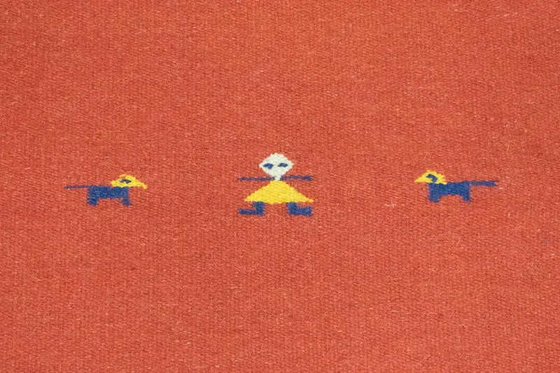 Kelim Teppich - Trendy 120 x 180 cm - rot
