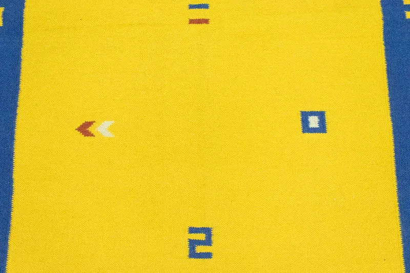 Kelim Teppich - Trendy 120 x 180 cm - gelb