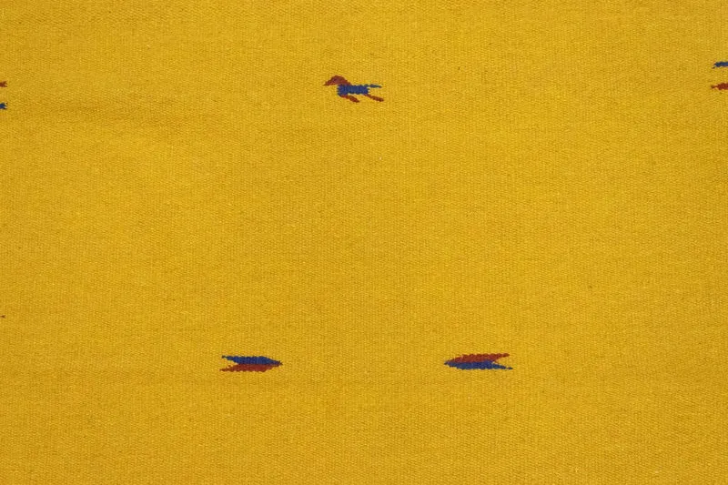 Kelim Teppich - Trendy 120 x 180 cm - gelb