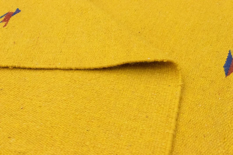 Kelim Teppich - Trendy 120 x 180 cm - gelb
