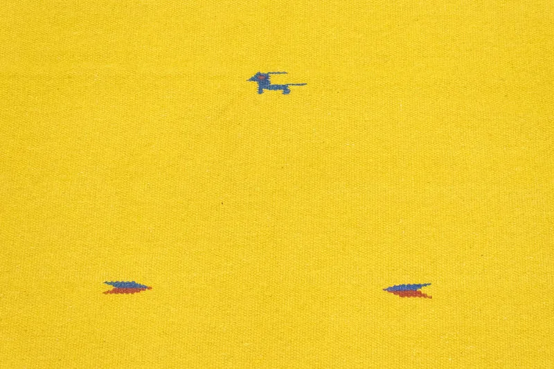 Kelim Teppich - Trendy 120 x 180 cm - gelb