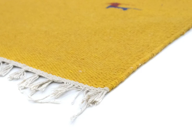 Kelim Teppich - Trendy 120 x 180 cm - gelb