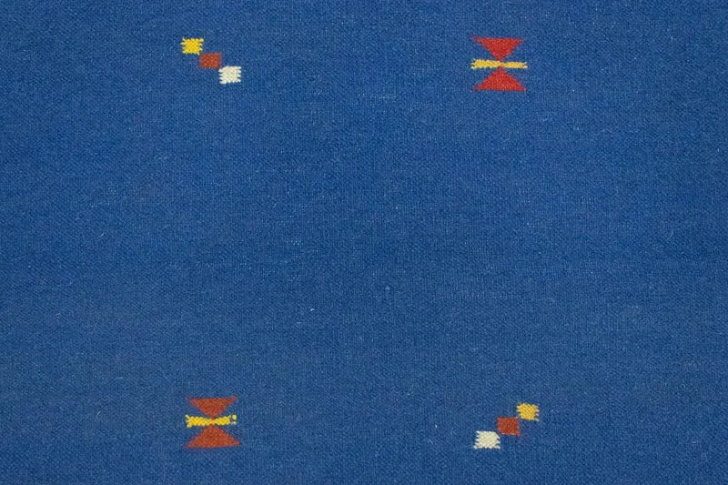 Kelim Teppich - Trendy 120 x 180 cm - blau