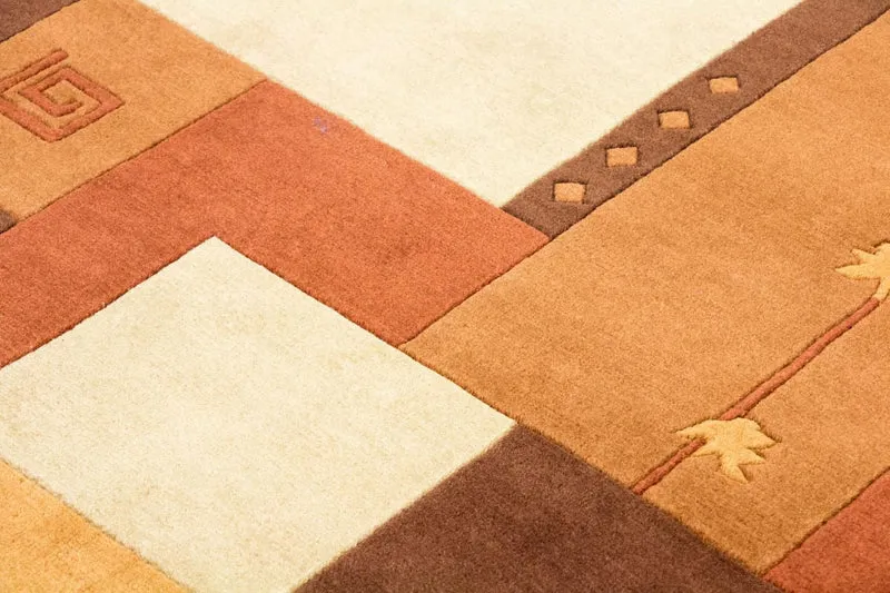 Nepal Teppich 120 x 184 cm - mehrfarbig