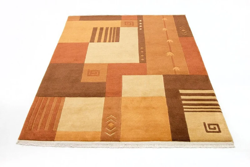 Nepal Teppich 120 x 184 cm - mehrfarbig