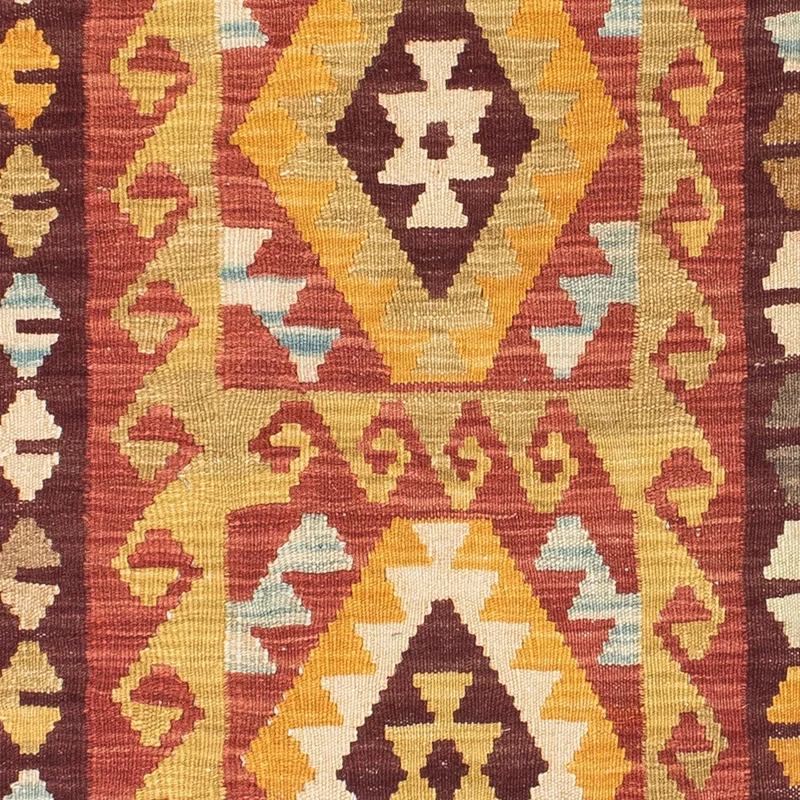 Kelim Teppich - Oriental 77 x 204 cm - rot