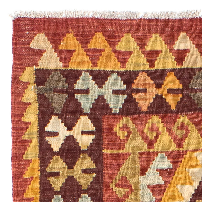 Kelim Teppich - Oriental 77 x 204 cm - rot