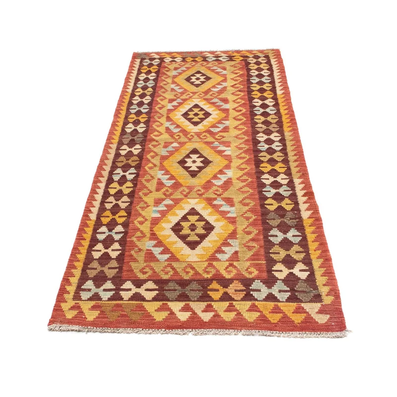 Kelim Teppich - Oriental 77 x 204 cm - rot