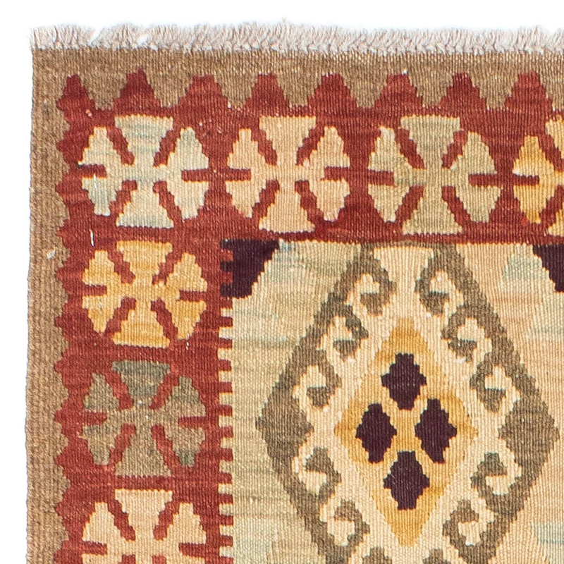 Kelim Teppich - Oriental 79 x 199 cm - beige
