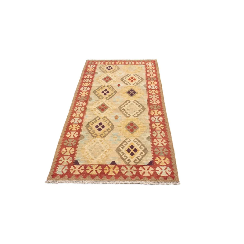 Kelim Teppich - Oriental 79 x 199 cm - beige