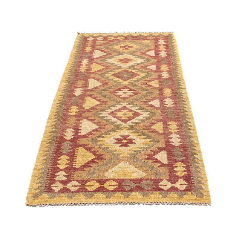 Kelim Teppich - Oriental 77 x 192 cm - hellbraun