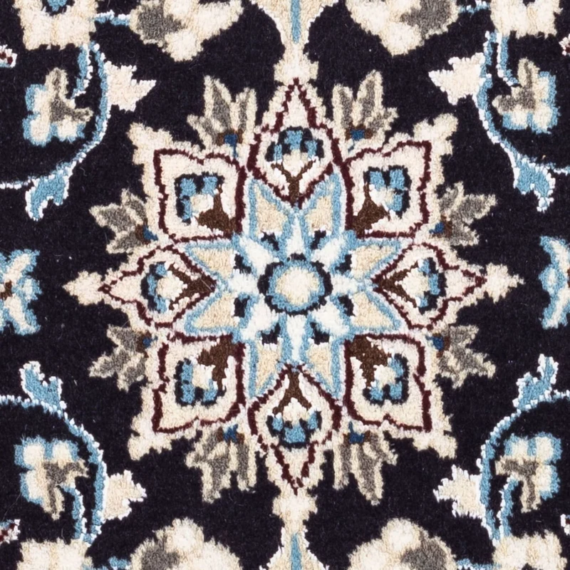 Perserteppich - Nain 55 x 101 cm - dunkelblau