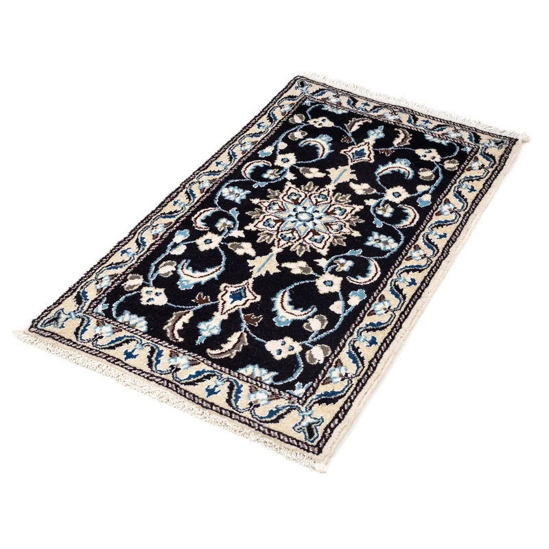 Perserteppich - Nain 55 x 101 cm - dunkelblau