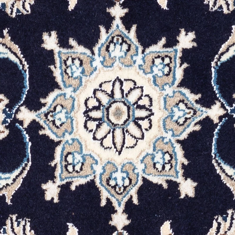 Perserteppich - Nain 65 x 134 cm - dunkelblau