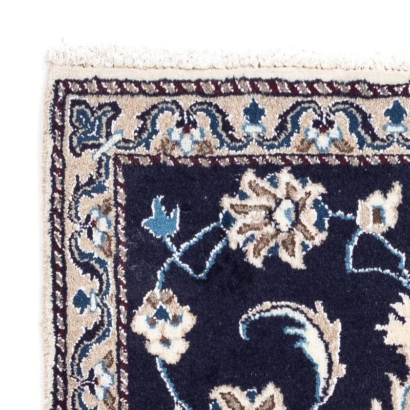 Perserteppich - Nain 65 x 134 cm - dunkelblau