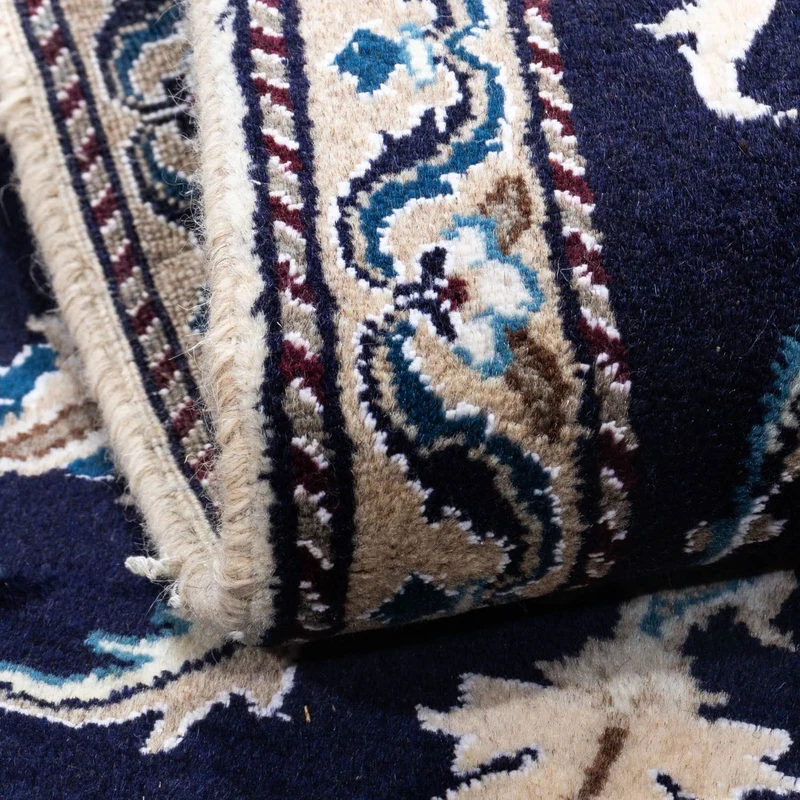 Perserteppich - Nain 65 x 134 cm - dunkelblau